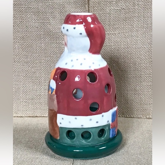 Villeroy And Boch Decolight Santa Claus Father Christmas Luminary Candle Holder - Picture 3 of 9